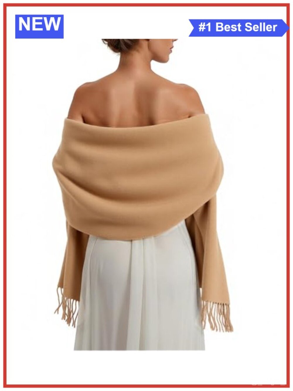 Winter Scarf Oversized Shawl Wrap Blanket for Evening Dress